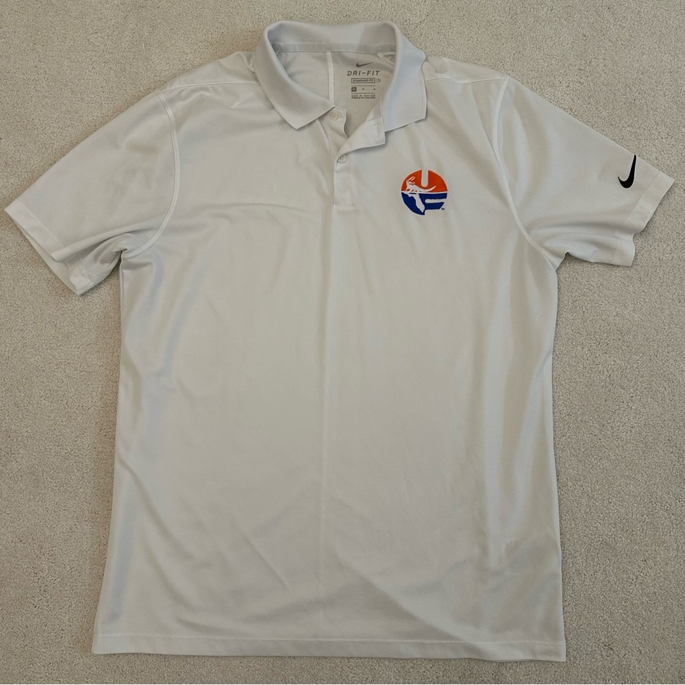 Nike White University of Florida Polo Shirt